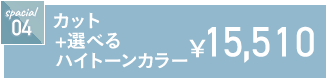 カット+選べるハイトーンカラー