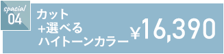 カット+選べるハイトーンカラー