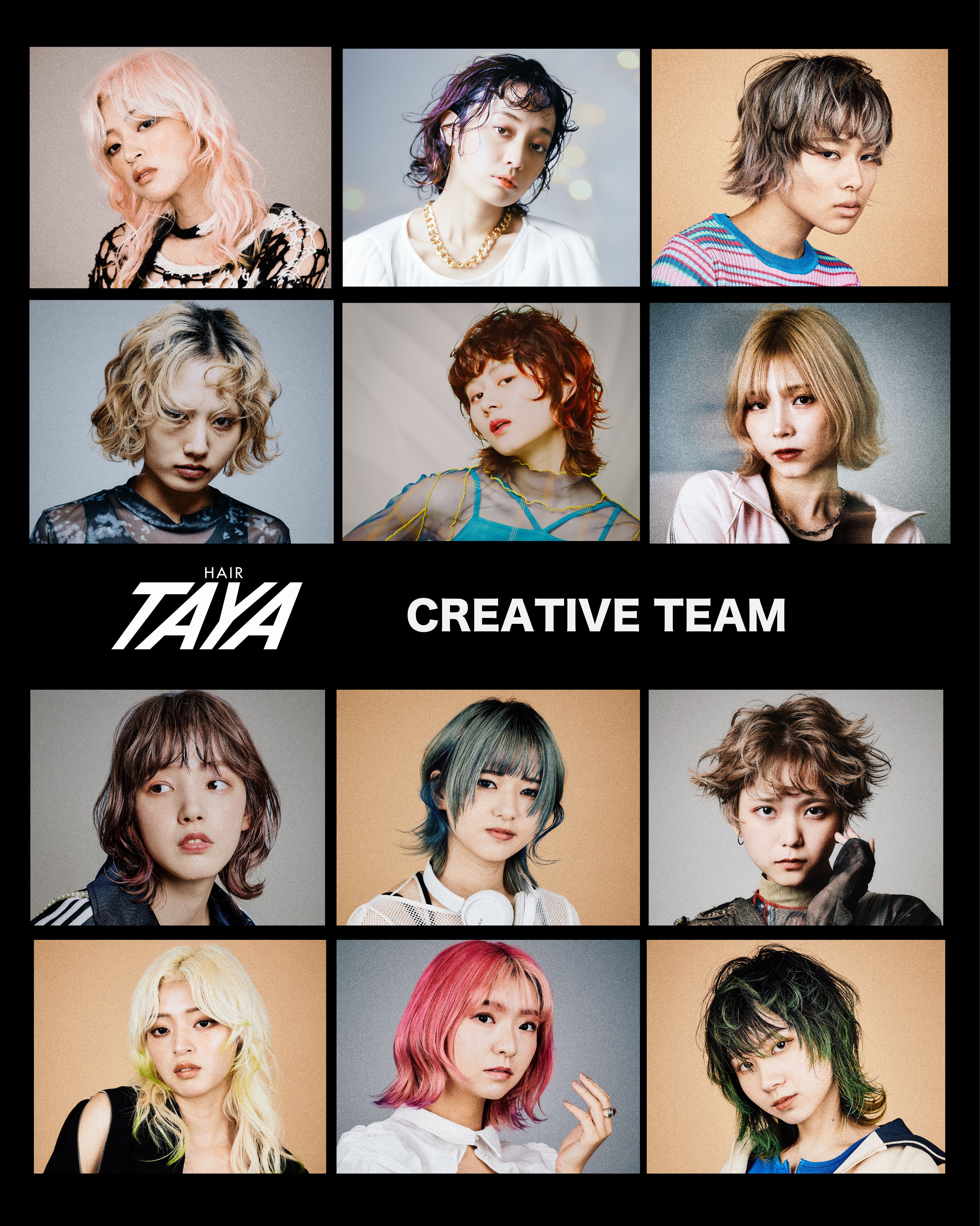 TAYA CREATIVE TEAM（ｸﾘｴｲﾃｨﾌﾞﾁｰﾑ）専用ページリニューアルのお知らせ｜ニュース｜美容院・美容室・ヘアサロン｜TAYA公式サイト