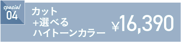 カット+選べるハイトーンカラー